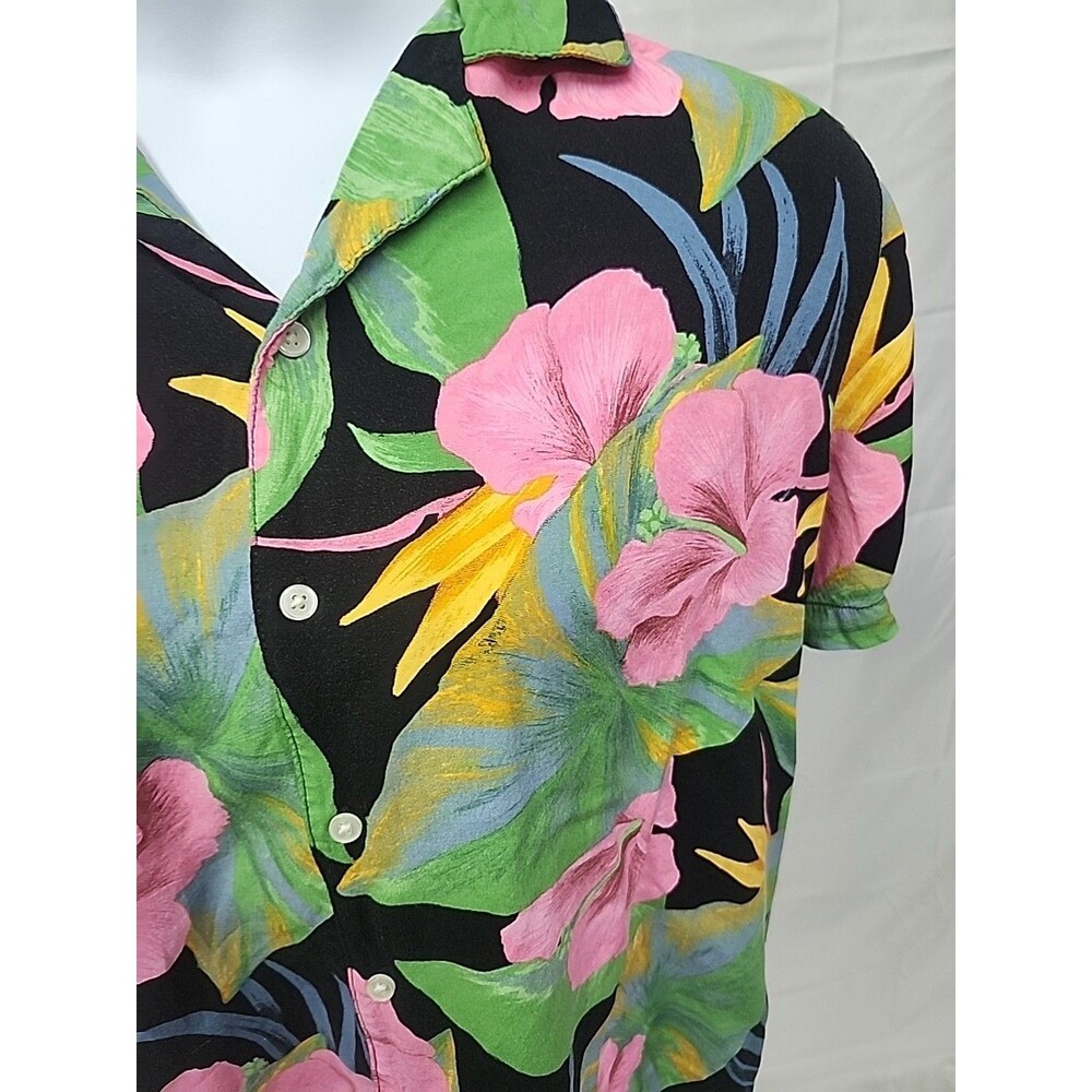 Original Use Colorful Hawaiian Button Front Shirt Mens  Aloha beach SZ XL - Picture 3 of 7